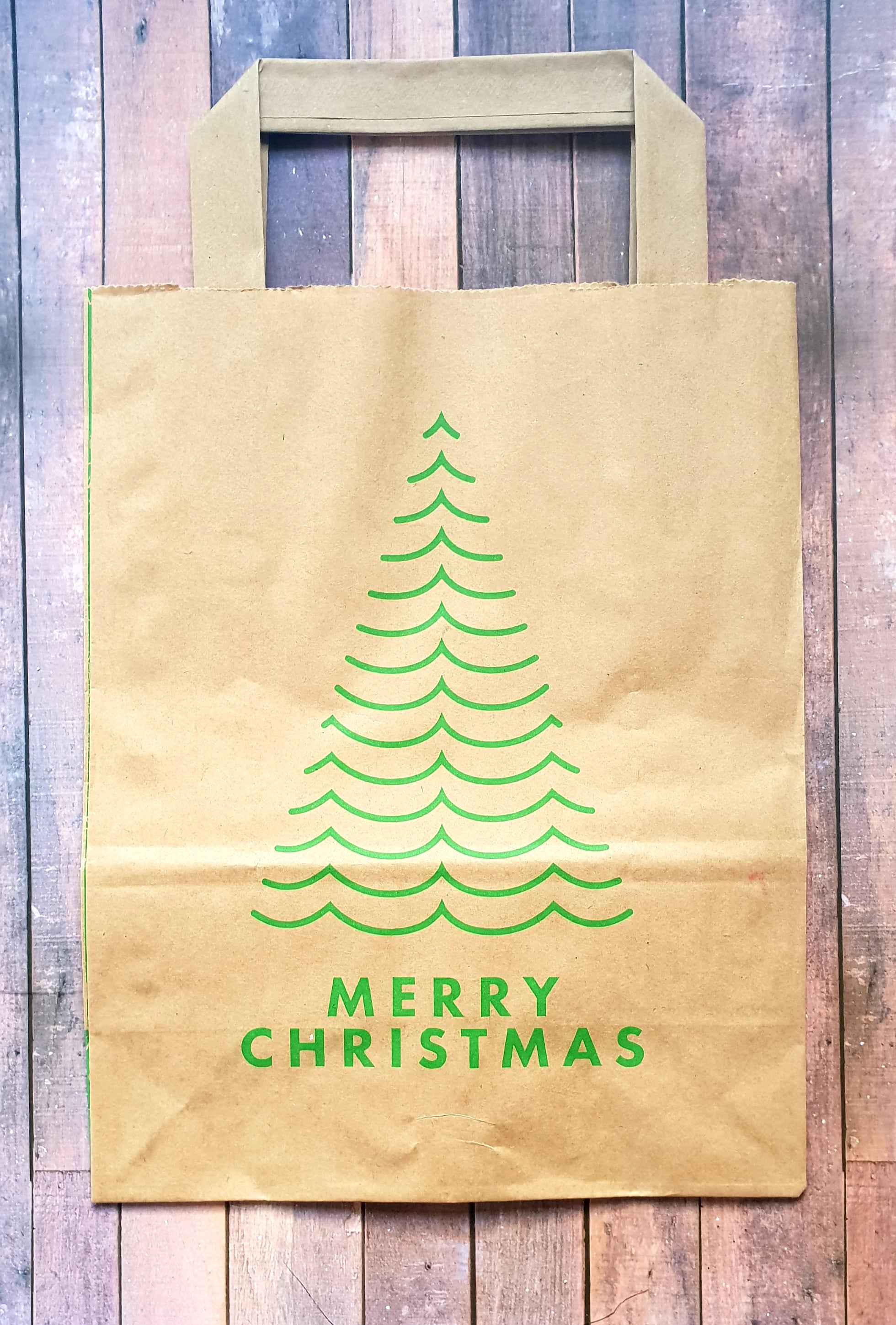 Recyclable Christmas Paper Gift Bag