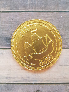 Pirate Chocolate Coin - Assorted Designs - 3.8cm - Each