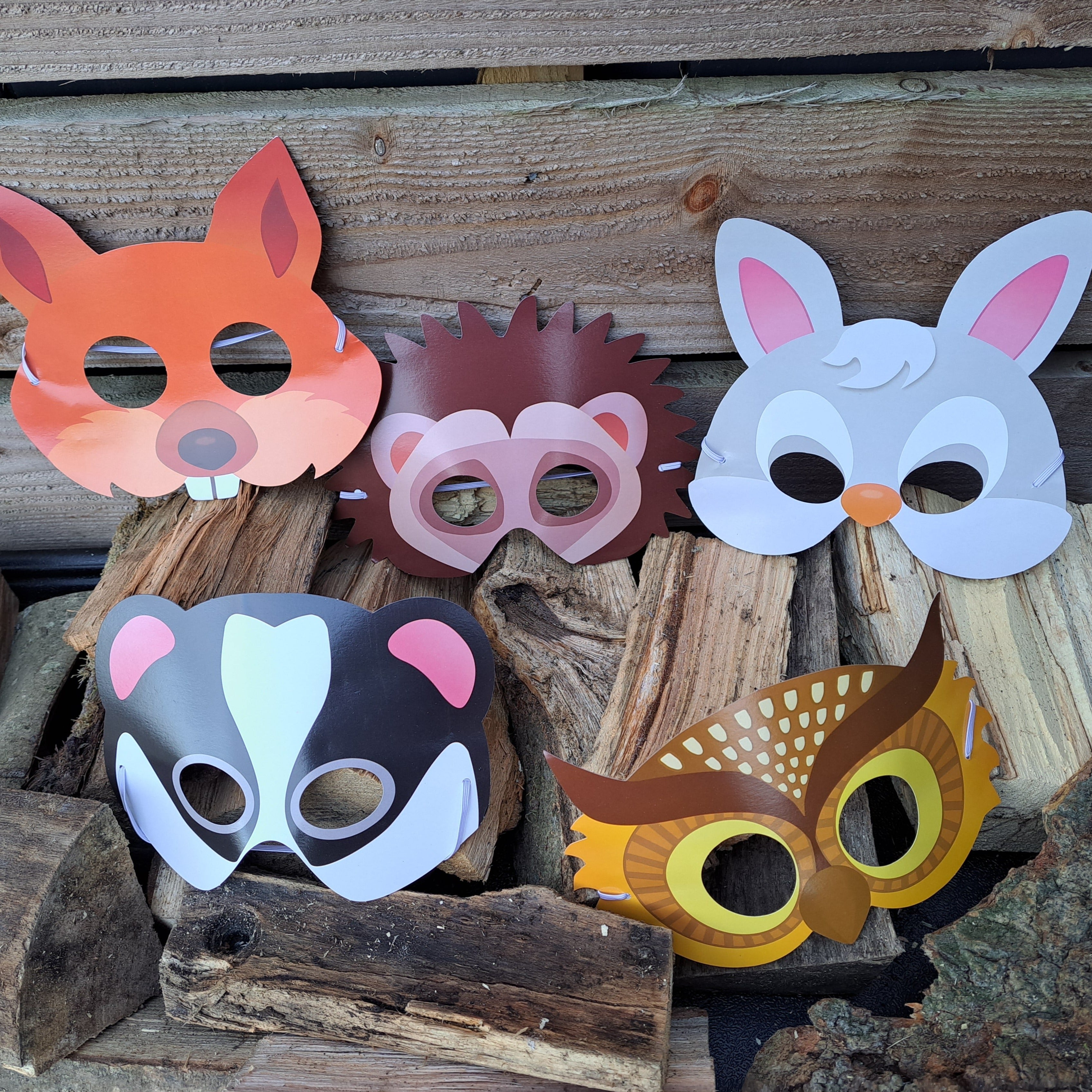 Individual Wildlife Paper Masks