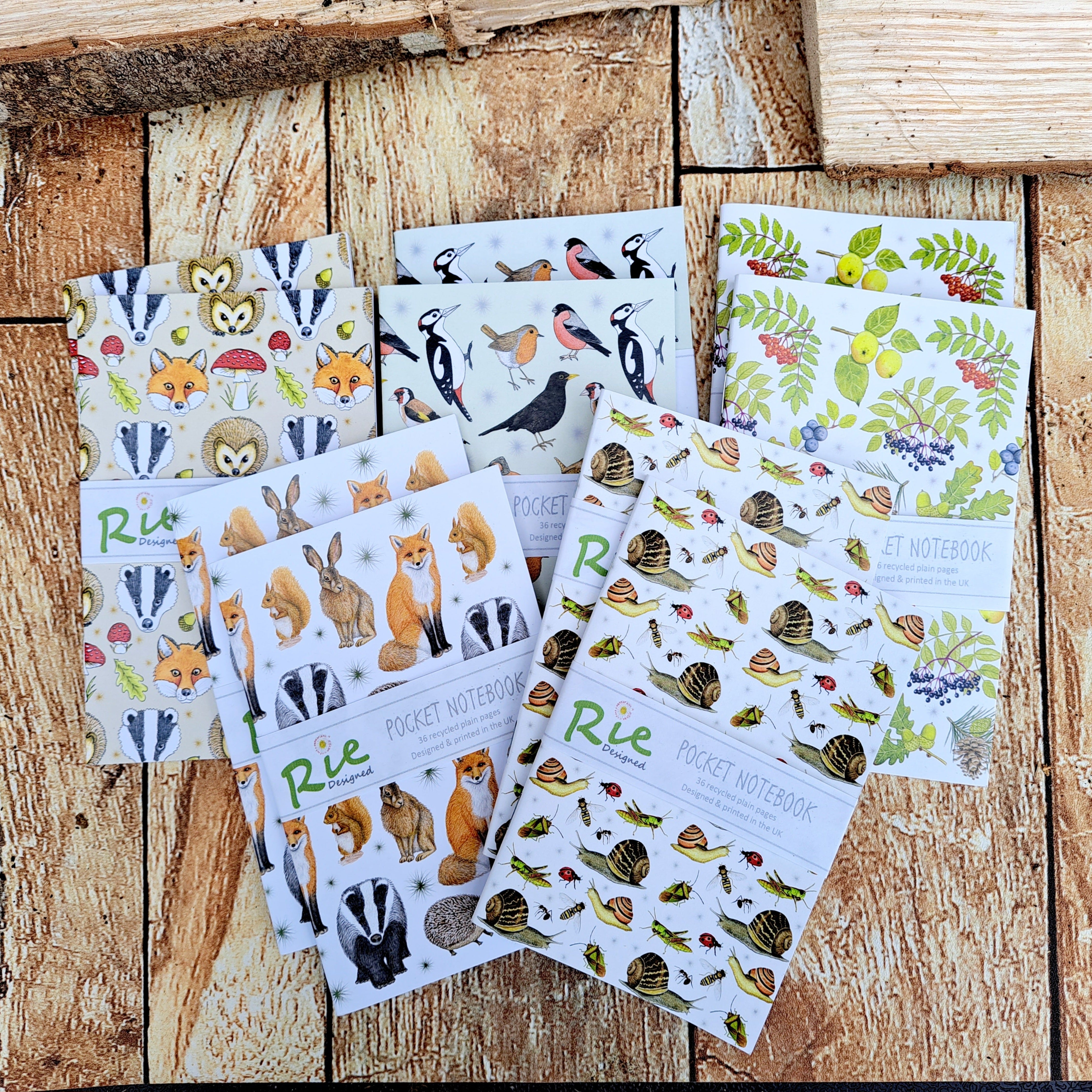 10 x Wildlife Party Bag Fillers - A6 Wildlife Notebooks