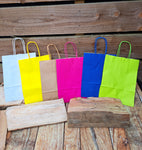 Coloured Paper Party Bags