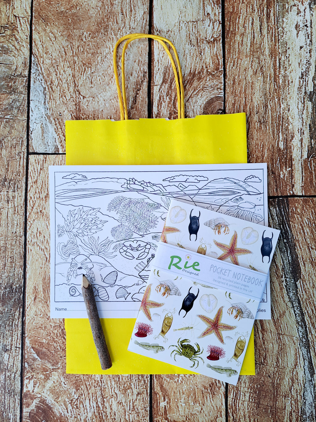 Sealife Notebook Party Bag