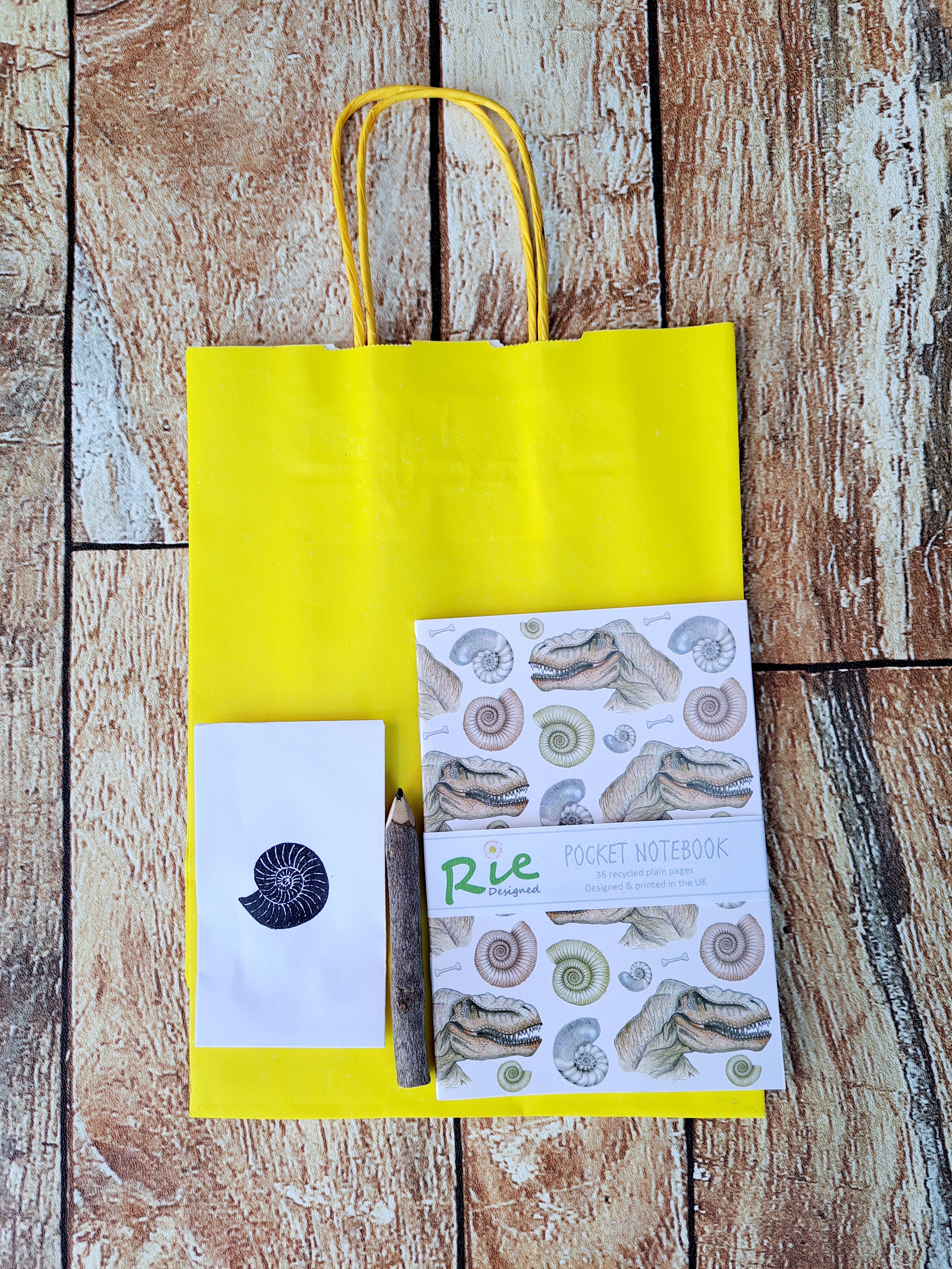 Dinosaur and Fossil Pre-Filled Plastic Free Eco Party Bag