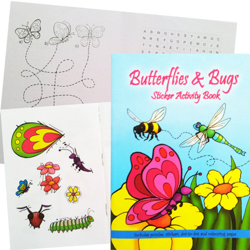 Bugs and Butterflies Activity Book - Wildlife Party Bag Filler